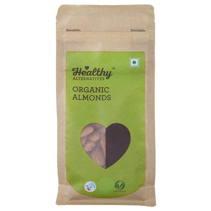 Healthy Alternatives Organic Almonds 200G Pouch