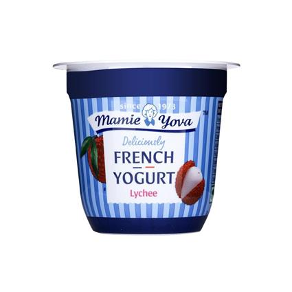Mamie Yova Lychee Stirred Yoghurt 90G