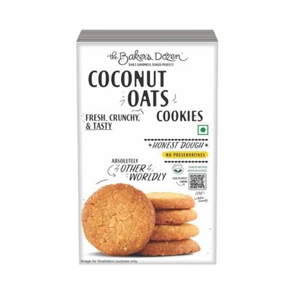 The Bakers Dozen Handmade Coconut Oats Cookies 150G Box