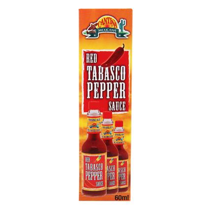 Cantina Mexicana Pepper Sauce Red Tabasco, 60Ml