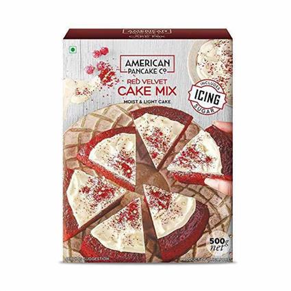 American Pancake Co. Red Velvet Cake Mix 500G Box