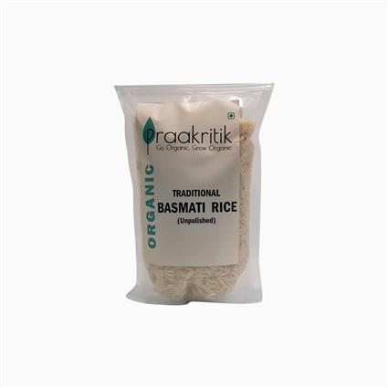 Praakritik Organic Traditional Basmati Rice 500G Pouch