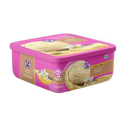 Baskin Robbins Ice Cream -  Vanilla Tub 700 Ml