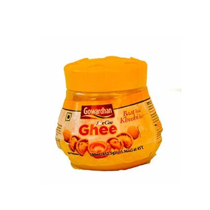 Gowardhan Pure Cow Ghee, 500Ml Jar
