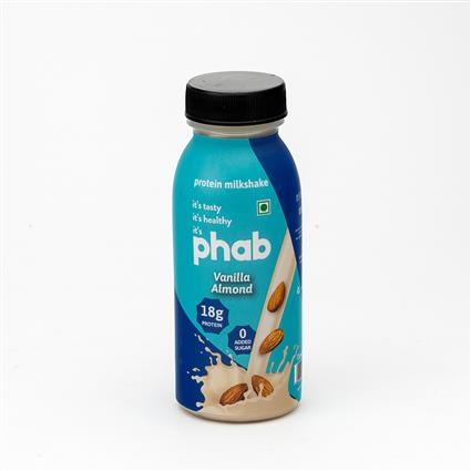 Phab Milkshake 18Gm Vanilla Almond 200Ml