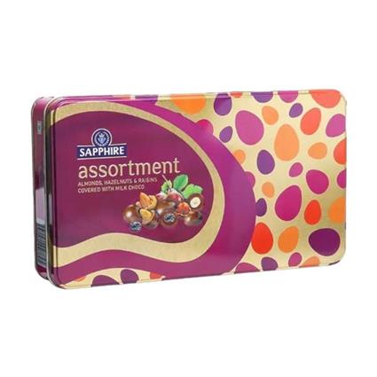 Sapphire Choc Coated Assorted Nuts 175G