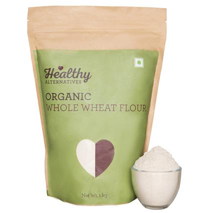 Healthy Alternatives Organic Whole Wheat Flour, 1Kg