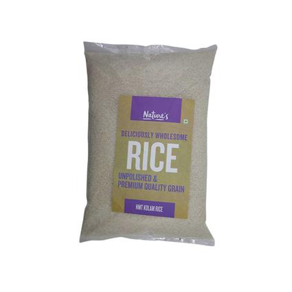 Natures Premium Hmt Kolam Rice, 5Kg Pouch