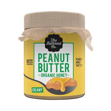 The Butternut Co. Organic Honey Peanut Butter 200G Jar