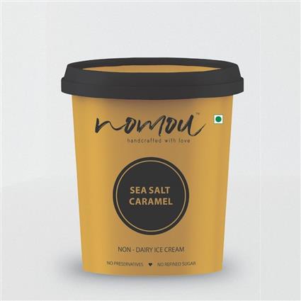 Nomou Ice Cream -  Sea Salt Caramel Tub 500 Ml