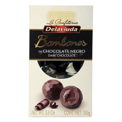 DELAVIUDA DARK CHOC TRUFLS GIFTBOX 150g