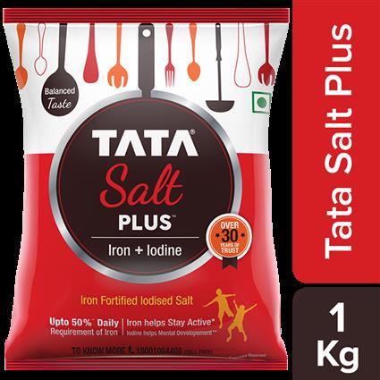 Tata Salt Plus, 1Kg Pouch