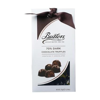 Butlers 70% Dark Chocolate Truffles Rich Creamy 170G