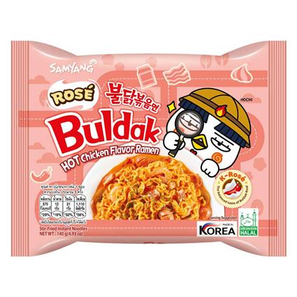 Samyang Buldak Rose Hot Chicken Ramen Instant Noodles 140G