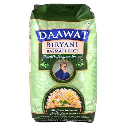 Daawat Biryani Basmati Rice, 1Kg Bag