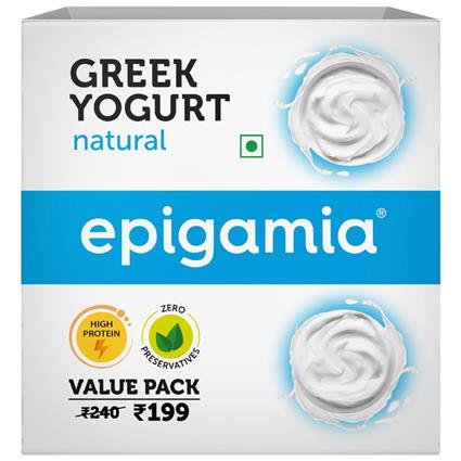 Epigamia Natural Greek Yogurt, 85 G Each , Pack Of 4