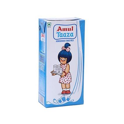 Amul Taaza Fresh Toned Milk 200Ml Carton