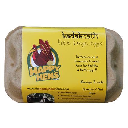 Happy Hens Farms Free Range Eggs Omega 6 Pcs Carton