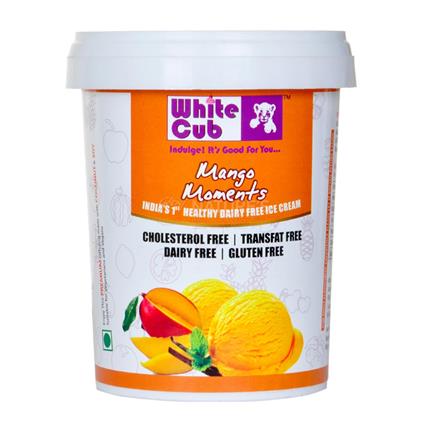 White Cub Ice Cream Mango Moments, 500Ml Tub