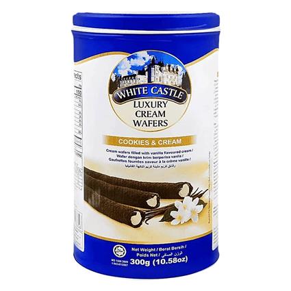 White Castle Cookies And Cream Luxury Cream Wafer Sticks 300G