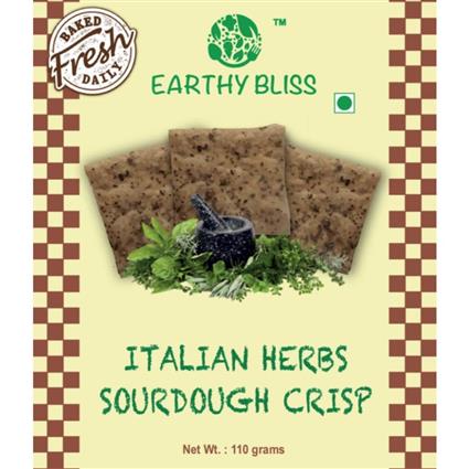 Earthy Bliss Italian Herb Sourdough Crisp 110 G