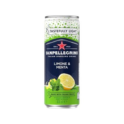 San Pellegrino Can Limone E Menta330ml