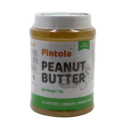 Pintola All Natural Crunchy Peanut Butter 1Kg Jar