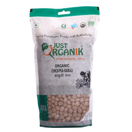 Just Organik Organik Kabuli Chana, 1Kg Pouch