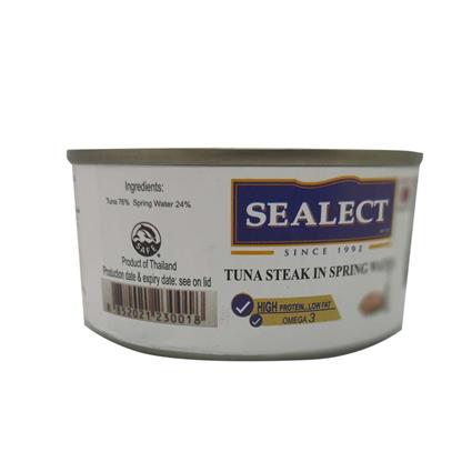 Sealect Tuna Steak In Springwater 185G