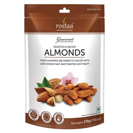 ROSTAA SALTED ALMOND STD POUCH 170G