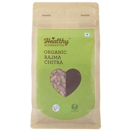 Healthy Alternatives Organic Chitra Rajma Beans 500G Pouch