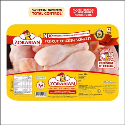 Zorabian Chicken Pre Cut Skinless 900G