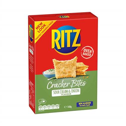 Ritz  Cracker Bites Sour Cream & Onion Chips 160G