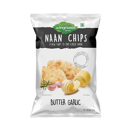 Wingreens Farms Naan Chips - Butter Garlic 150G