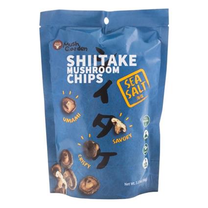 Shiitake Mushroom Chips Sea Salt 90G