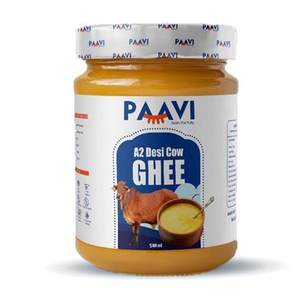 PAAVI A2 Desi Cow Ghee 500 Ml