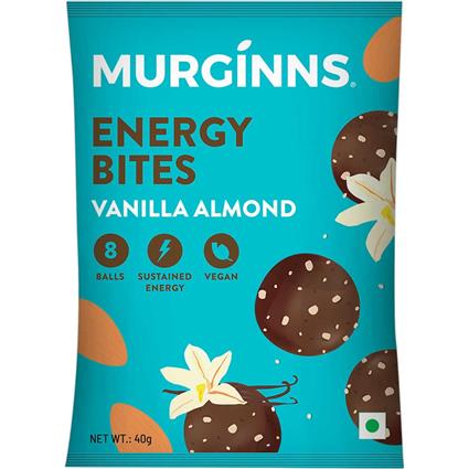 Murginns Vanilla Almond Energy Bites 40G Pack