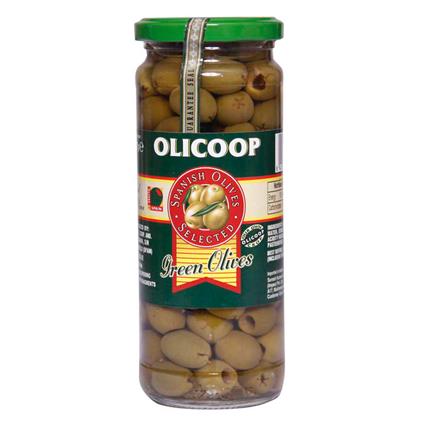 Olicoop Green Pitted Olive ,450G