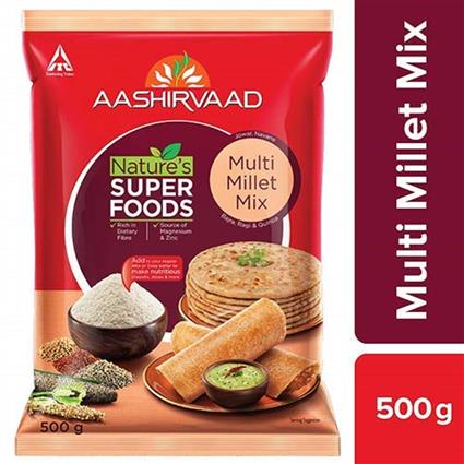 Aashirvaad Nature's Super Food Multi Millet Mix Flour, 500G Pack