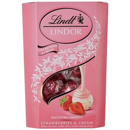 Lindt Lindor Strawberies Chocolate 200Gm