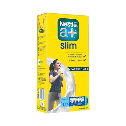 Nestle Slim Uht Milk 1L Tetra Pack