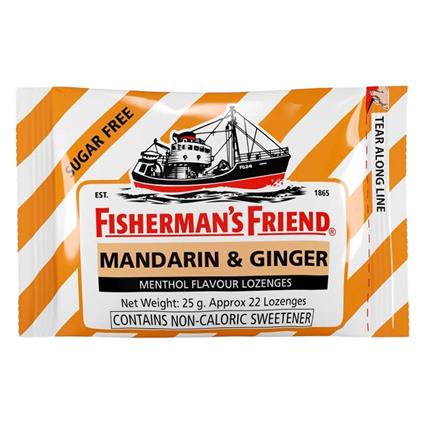 Fishermans Friend Lozenges Mandarin And Ginger Sugar Free 25G