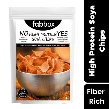FABBOX HIGH PROTEIN SOYA CHIPS 210G