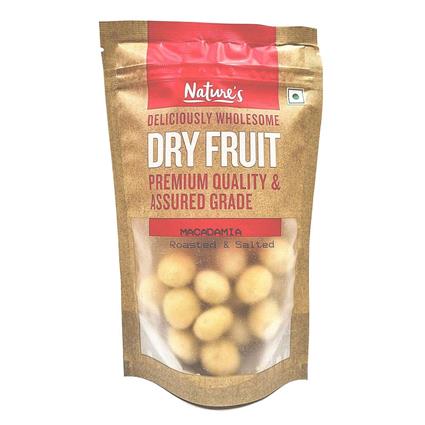 Natures Macadamia Nuts Roasted & Salted 100G
