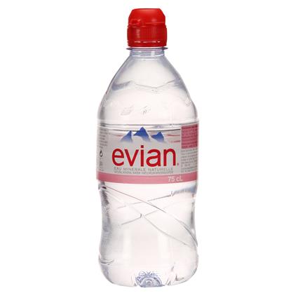Evian Natural Mineral Water, 750Ml Bottle