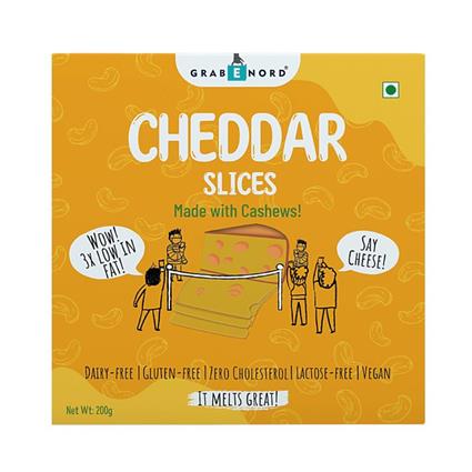 Grabenord Vegan Cheddar Slice 200G