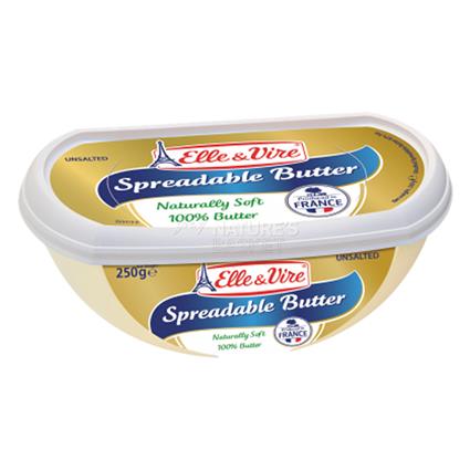 Elle Vire French Unsalted Butter, 200G Pouch