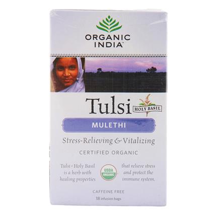 Tulsi Mulethi Tea  -  18 TB - Organic India