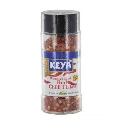 Keya Flakes Red Chilly 40G Bottle