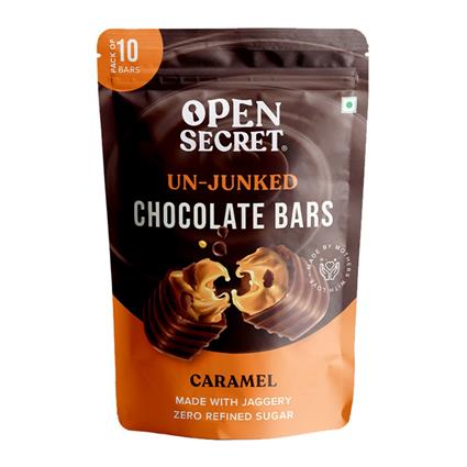 Open Secret Caramel Chocolate Bars, 170G